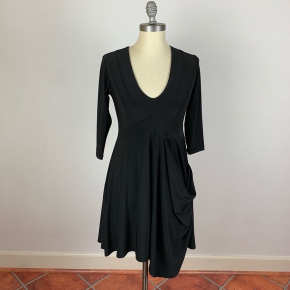 Sympli Dresses & Skirts - Sympli Tiered Black Dress